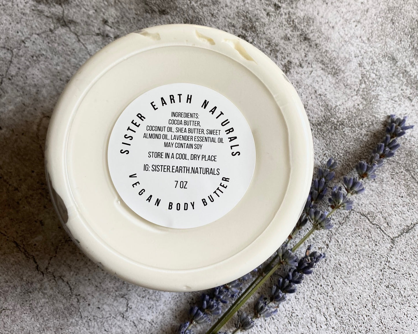 Vegan Lavender Body Butter - Large